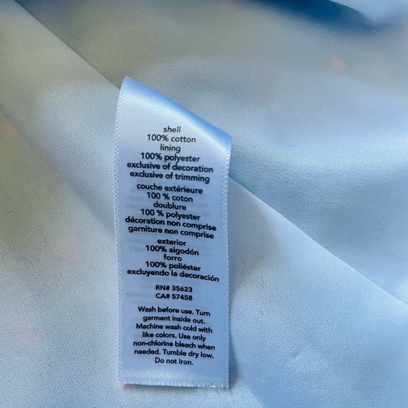 Beautiful blue dress size 18M by “just one you” by carters plus a NWOT headband - Picture 5 of 7